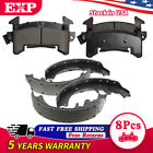 Front Rear Ceramic Brake Pads & Drum Shoe Kit For Chevrolet S10 Gmc Sonoma