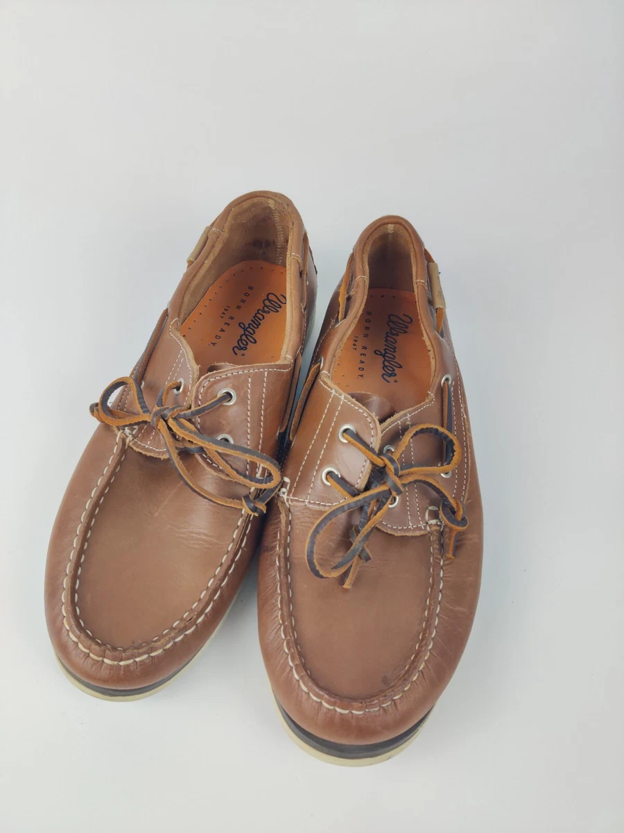 Wrangler Deck Boat Shoes Mens UK Size 8 EU 42 Very Good Condition