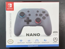 Official Nintendo Switch NANO Enhanced Wireless Controller [ Grey Neon ] NEW