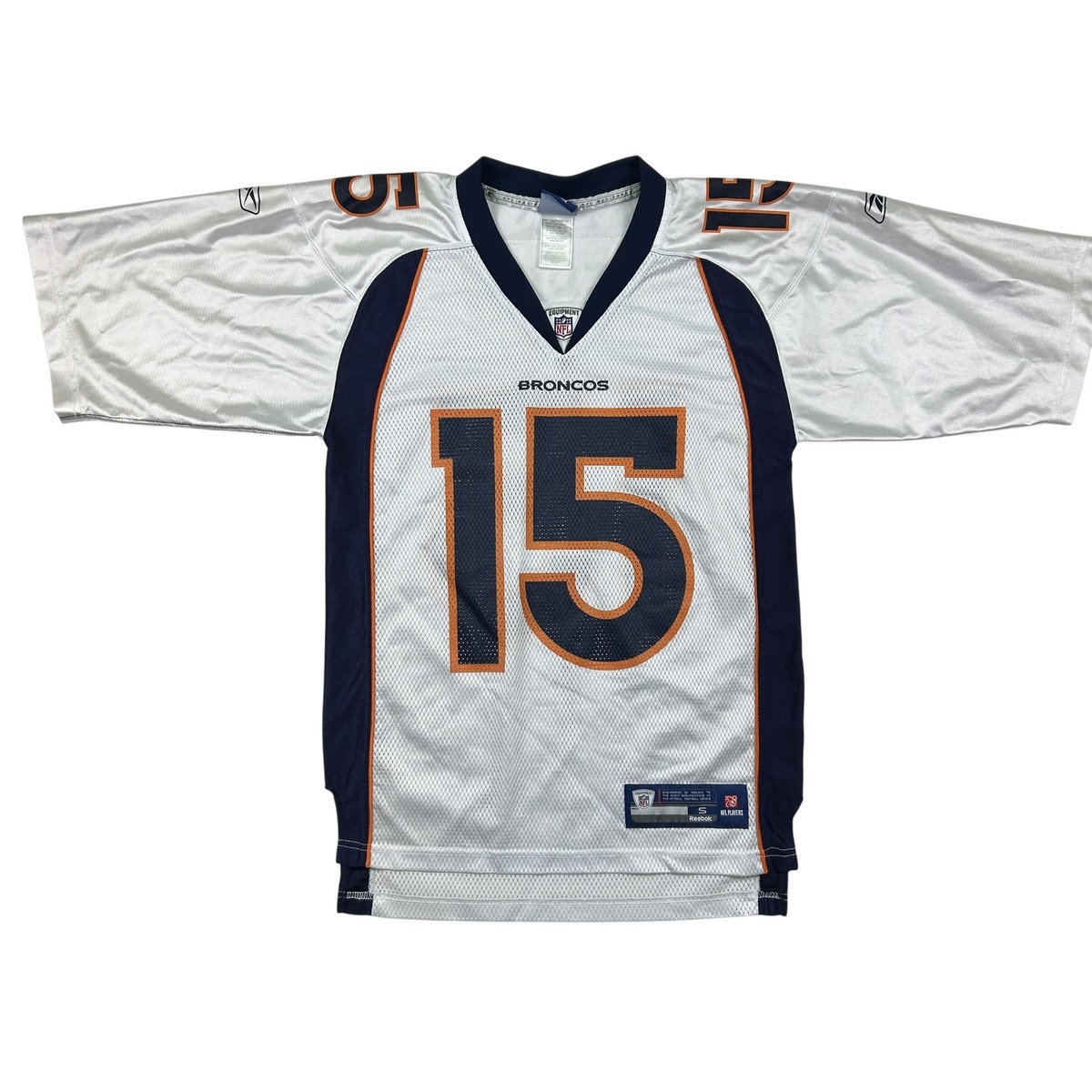 Denver Broncos Tim Tebow Jersey Shirt Mens Small White Blue NFL