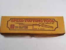 Vintage RC RUG CRAFTERS Speed Tufting Tool Set Rug And Tapestry - NOS NEW IN BOX