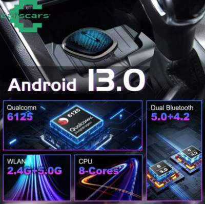 8G+128GB CarPlay AI Box Android 13.0 Carplay & Android Auto Wireless for YouTube