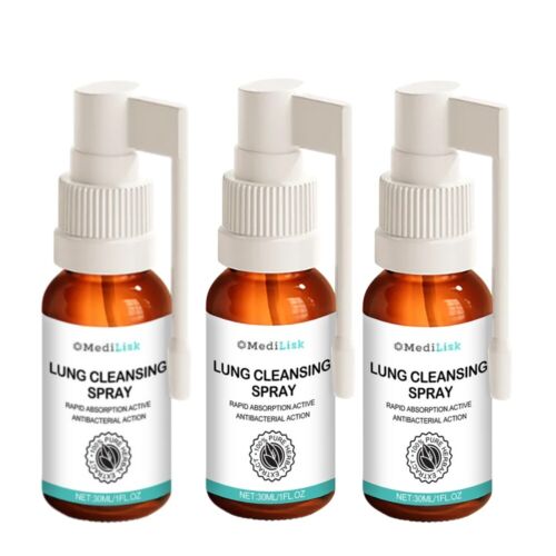 3/5X Natural Cleansing Spray Für Verbesserung Der Lunge Atemwege Stop Schnarchen - Picture 10 of 23