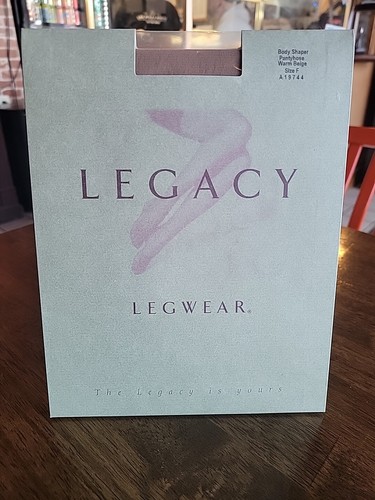 Qvc Legacy Legwear Body Shaper Nylon Pantyhose Warm Beige Size F A19744 XL Large