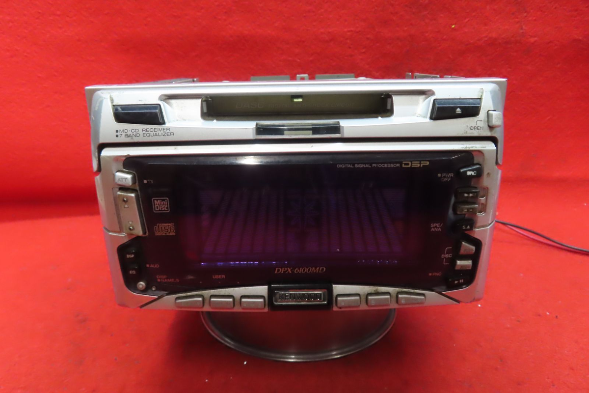 Kenwood DSP / 2din Car Audio CD MD Player Dpx-6100md G3209