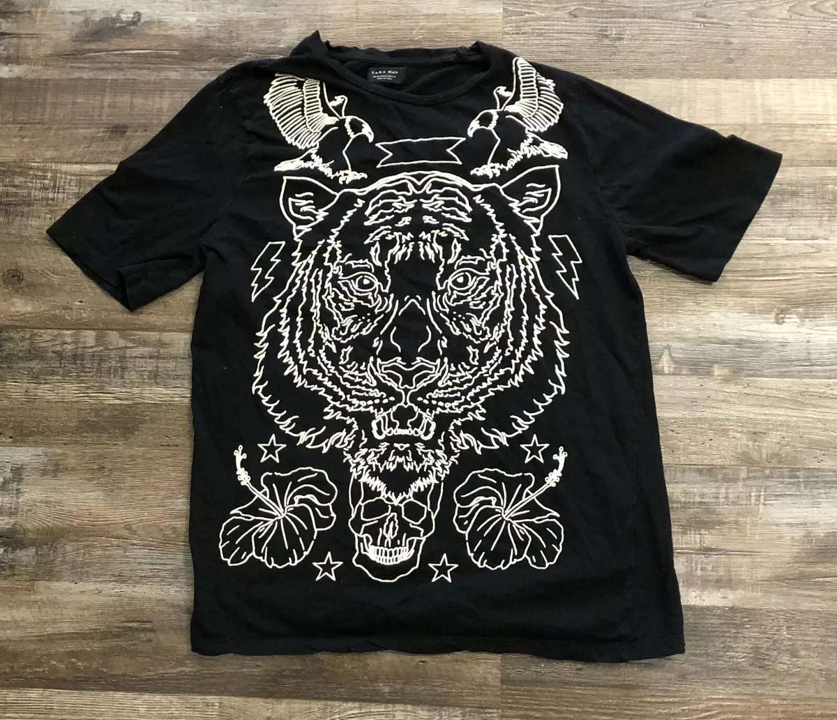 zara man printed t shirts