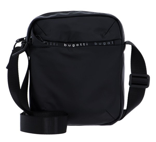 Bugatti Blanc Shoulder Bag Schultertasche UmhäNgetasche Tasche Black Schwarz Neu-image