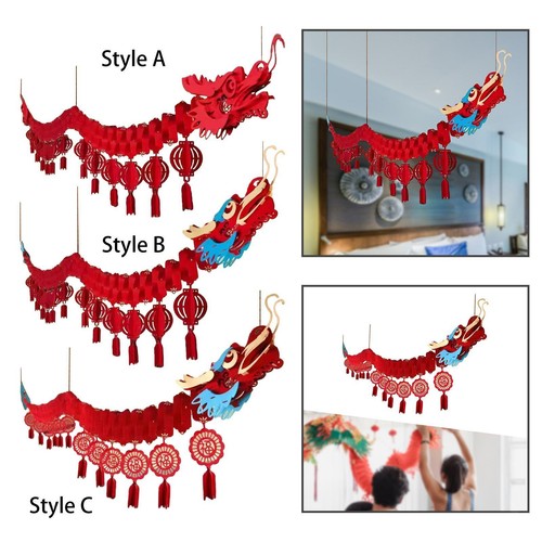 Generico Décorations pour le Nouvel An lunaire, décorations de dragon chinois - Dragon en papier créatif fait à la main | Cadeaux de dragon pour lune, kit de marionnettes multifonction Generico Décorations pour le Nouvel An lunaire, décorations de dragon chinois - Dragon en papier créatif fait à la main | Cadeaux de dragon pour lune, kit de marionnettes multifonction