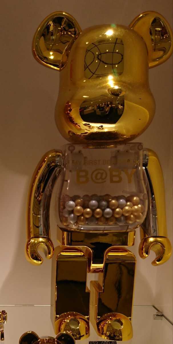 MY FIRST BE@RBRICK B@BY GOLD&SILVER Ver. 1000% MEDYCOM TOY MY FIRST BE@RBRICK B@BY GOLD&SILVER Ver. 1000% MEDYCOM TOY