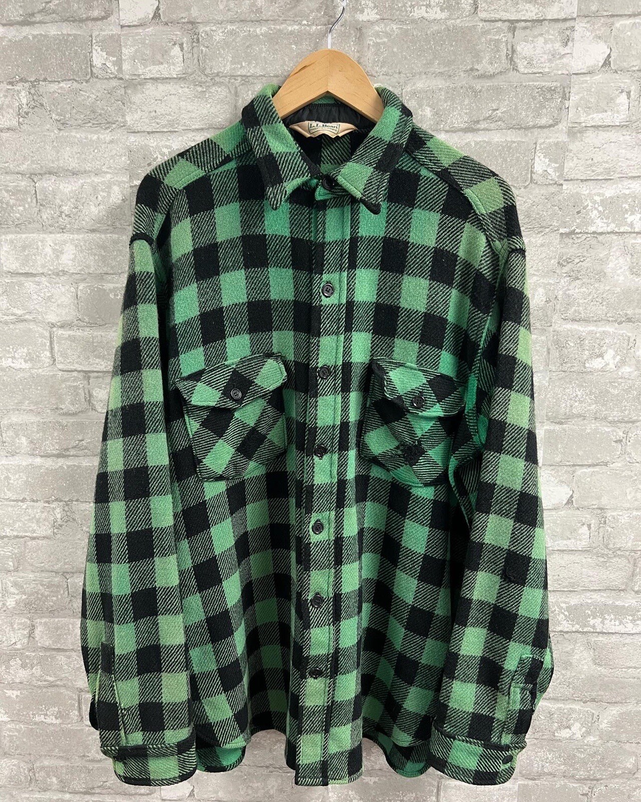 wool buffalo plaid shirt