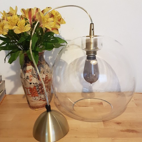 Belid Gloria Swedish Glass Orb Pendant Ceiling Light 32cm Large Handblown - Picture 4 of 5