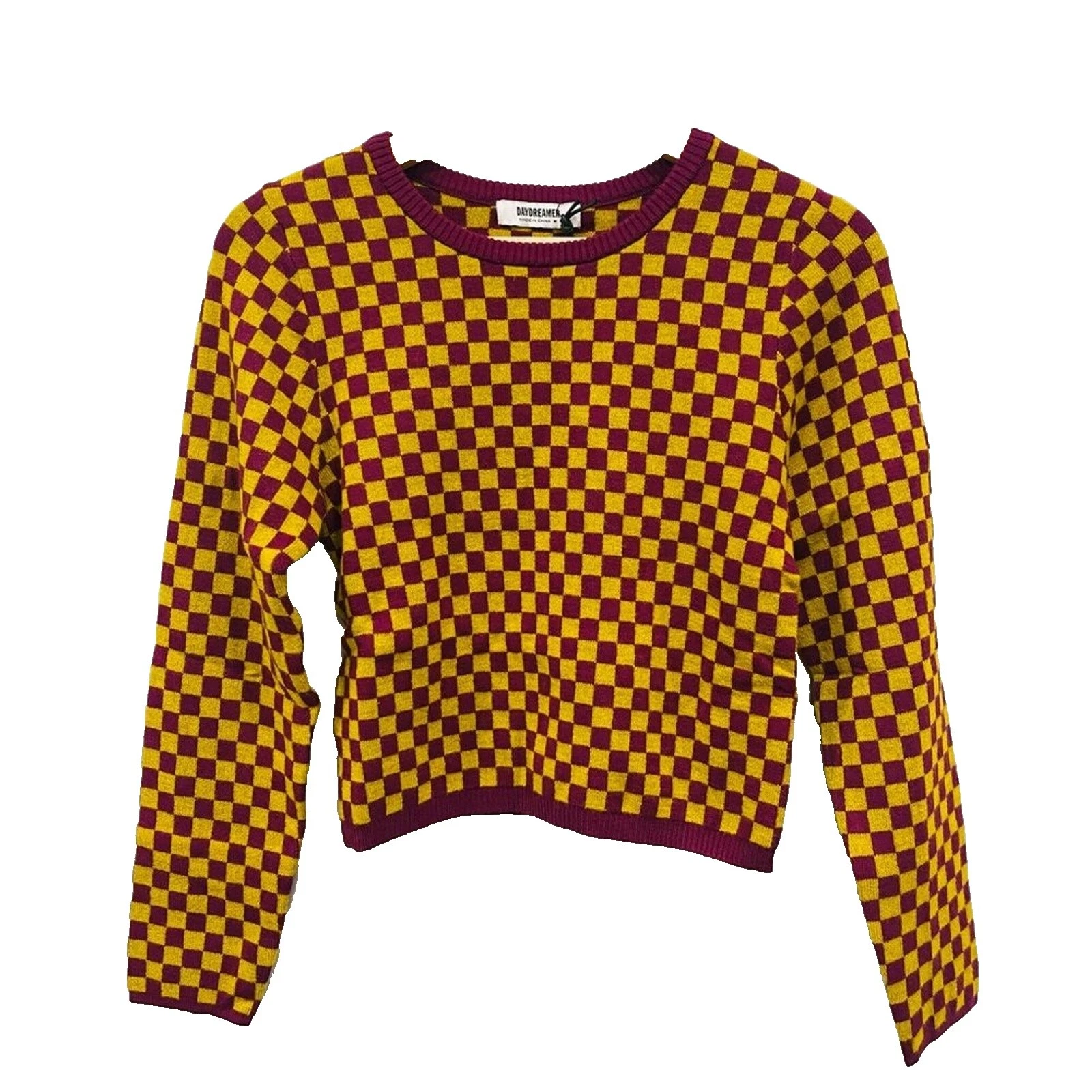 Suéteres para mujer Punk a cuadros