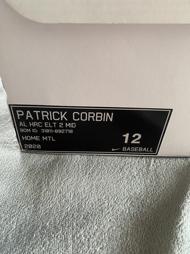 Patrick Corbin Player Issued Signed Nike Baseball Cleats 2020 Season - Picture 11 of 11