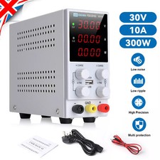 DC Power Supply 30V 10A Precision Variable Digital Lab Adjustable Fine Coarse UK
