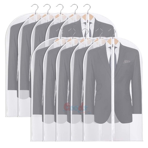 10/20x Hanging Garment Bags Storage 