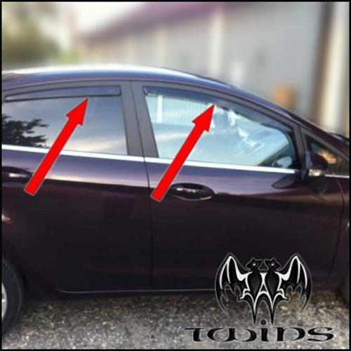 Deflettori D'Aria Heko Per Volkswagen Golf 6 VI 3 Porte 2008-2013 - Nero Antivento - Foto 7