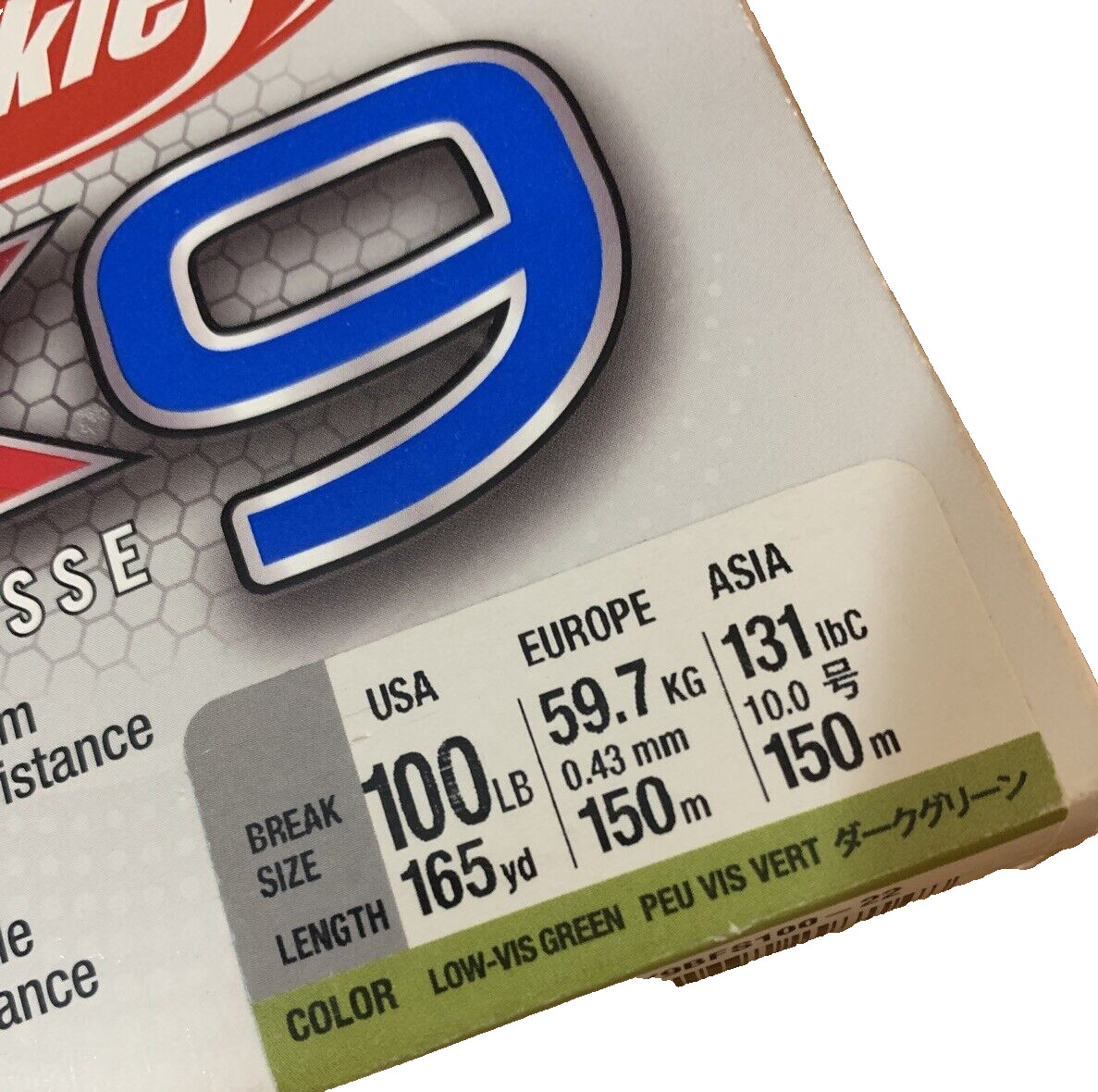 Berkeley X9BFS100-22 Braid Tresse 100lb Fishing Line-Brand New-SHIPS N 24 HOURS - Image 2