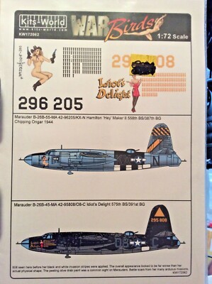 Kits World Decals 1/72 KW172062 Ha NIPmilton Hey Maker Idiot's