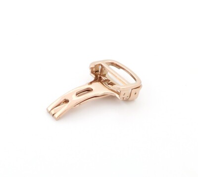 Faltschließe Edelstahl rose-gold poliert 18 mm, Modell Carter-FS, komp. Cartier