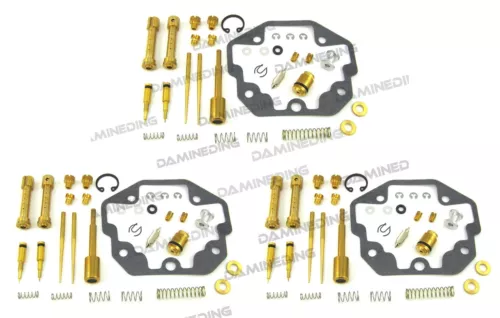 3 X CARBURETOR CARB REPAIR REBUILD KIT  KZ1300 Z1300 Voyager (1979-1982)