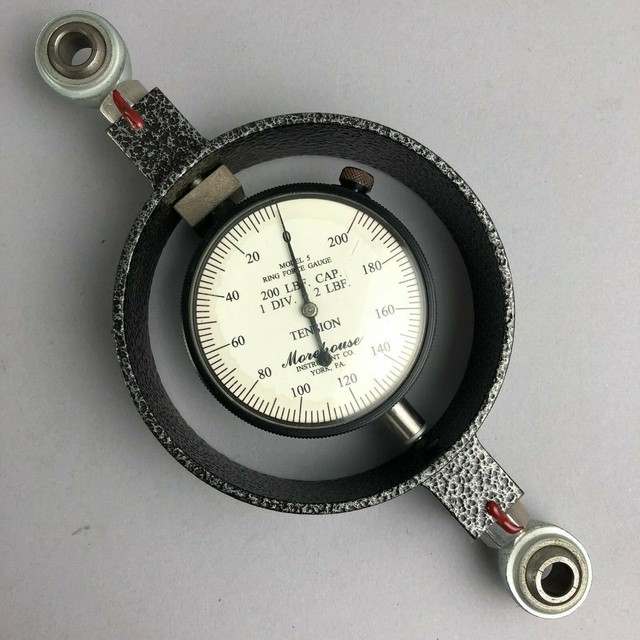 Morehouse Model 5 Ring Force Gauge 200 LBF. CAP. / 1DIV. = 2 LBF. eBay