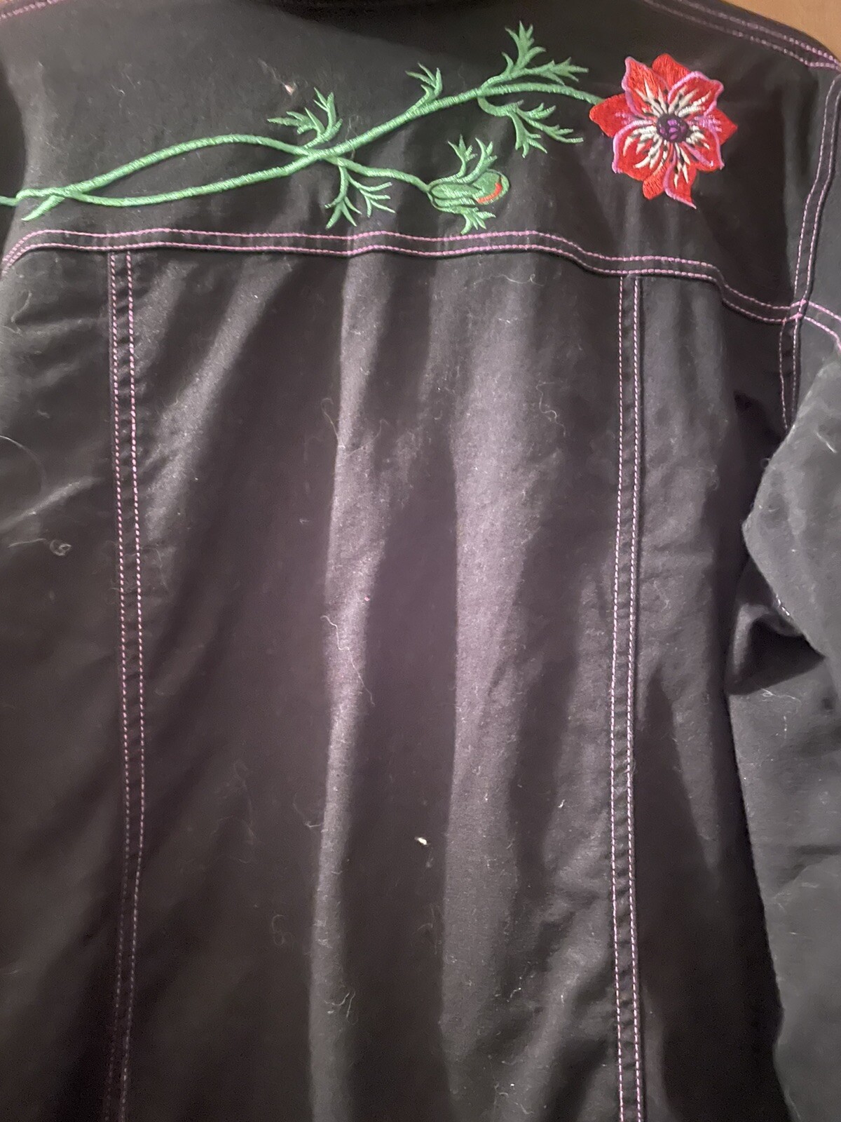 Bob Mackie Wearable Art Jacket Shirt - image 4