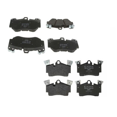 Textar Front Rear Brake Pads Kit For Cayenne Turbo S 380mm Front 355mm Rear Disc
