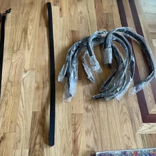 Gould & Goodrich RXS-XLW WEAVE Black Buckleless Pant Belt 46-50 Hook LOOP