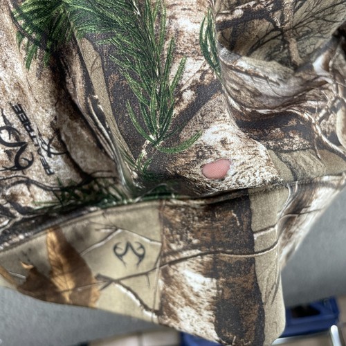 Under Armour Hoodie Mens Large Brown Realtree Xtra Camo Hunting Sweatshirt FLAW - Picture 11 of 16