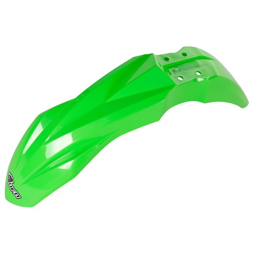 UFO Kawasaki KXF 250/450 Green Plastic Kit with Stadium Front Number Plate - Picture 2 of 6