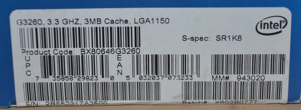 Intel Pentium G3260 Desktop Processor 3.3 GHz LGA1150 4th Gen new retail box - Image 3 of 4