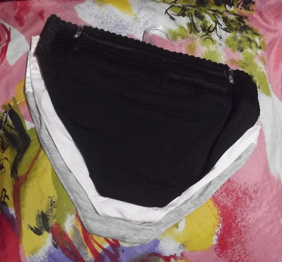 3 НОВЫЕ ХЛОПКОВЫЕ ТРУСИКИ-БИКИНИ WARNERS RV2093R 903 БЕЗ ЗАЩЕМЛЕНИЯ БЕЗ ПРОБЛЕМ M/6 - Изображение 2 из 2