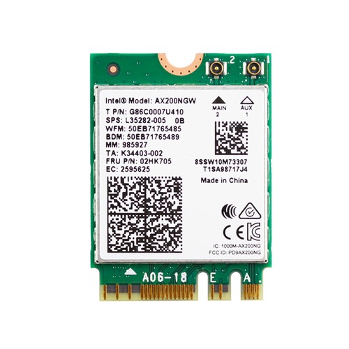 Intel WiFi 6 AX200 Wireless Network Card 802.11ax MU-MIMO 160MHz Bluetooth 5.1 - Picture 5 of 11