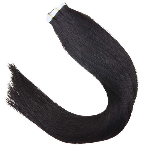 Seamless Tape In Hair Extensions Pu Skin Invisible Glue Russian Human Hair 12A - Picture 32 of 88