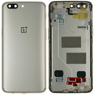 OnePlus 5 Back Cover rear housing frame camera lens slade gold