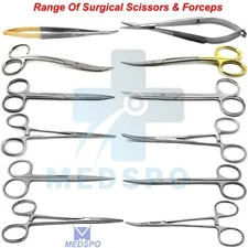 Surgical Scissors Medical Vet Nursing Iris Dressing Hemostat Dental Instruments