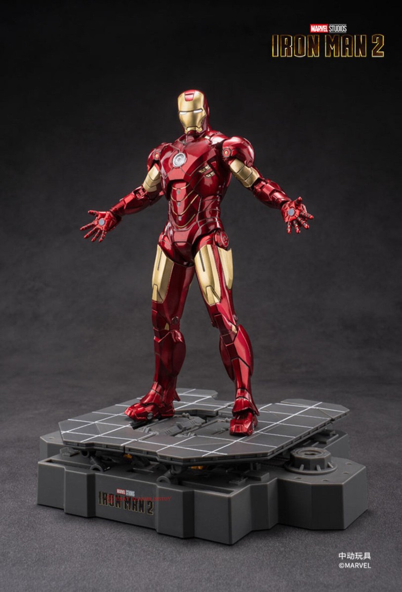 Infinty Action Iron Man Mark IV With Suit-Up Gantry 1/10
