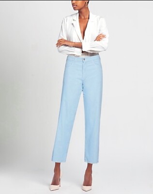 Massimo Alba Baby Cord Azure Boyfriend Hose Pants Damen Größe 28
