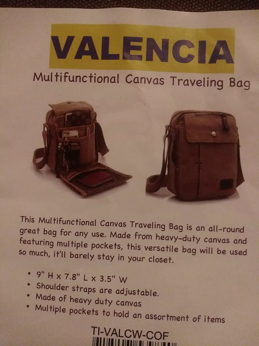 Valencia multifunctional sale canvas traveling bag