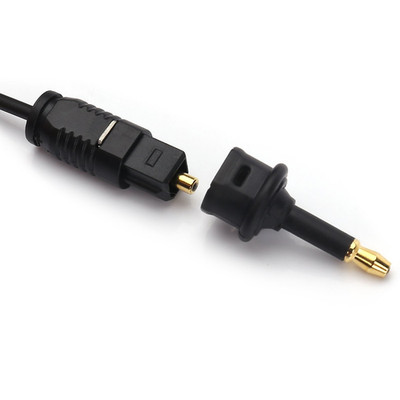 Digital Fiber Optic Toslink to 3.5Mm Jack (Mini Toslink) Plug Adaptor Digital...