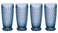 Villeroy & Boch Boston Coloured 4Er Set Longdrinkglas Blau
