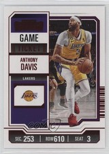 2023-24 Panini Contenders Red Game Ticket Anthony Davis #12 1hs9