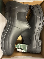 NIB Staheekum Black Men's Pull-On Slip Resistant Ankle Rain Boots Size 13 M (US)