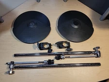 Roland 2 Pack - 2x CY-8 Crash w/ Cymbal Arms & Clamps - No Cables- cy 5 8  #3F6