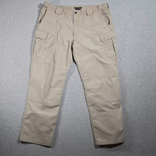 5.11 Tactical Pants Series Tac Light Stetch 105C Rip Stop Cargo Pants, Size 38x3