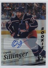2025 Upper Deck Fleer Ultra Rookies Rainbow Foil Owen Sillinger #165 Auto 0nr3