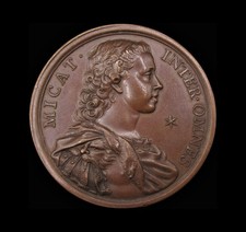 1731 PRINCE CHARLES LEGITIMACY OF JACOBITE SUCCESSION 41mm MEDAL - BY HAMERANI