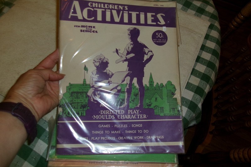 5 Children's Activites Magazines 1945-46