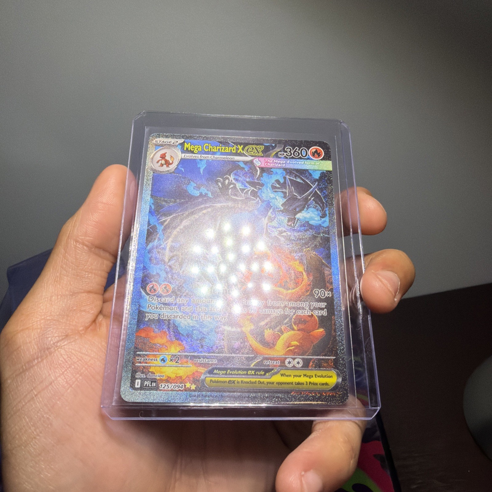 Mega Charizard X ex🔥 125/094 SIR Phantasmal Flames English