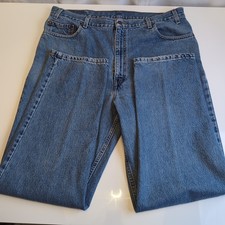 Vintage Levi 540 Relaxed Fit Jeans W/Brown Tab Men  s Size 40 x 32. Made USA.